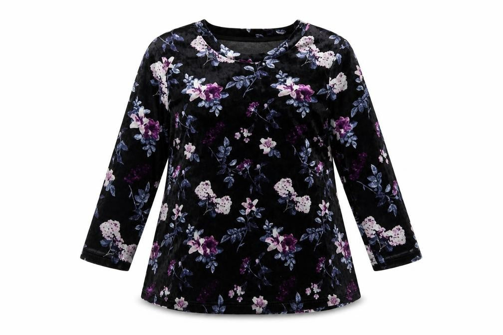 Womens UK Size S Anna Rose Black Basic Blouse