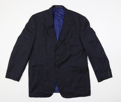 Mens UK Size 44 Marks and Spencer Regular Blue Suit Jacket