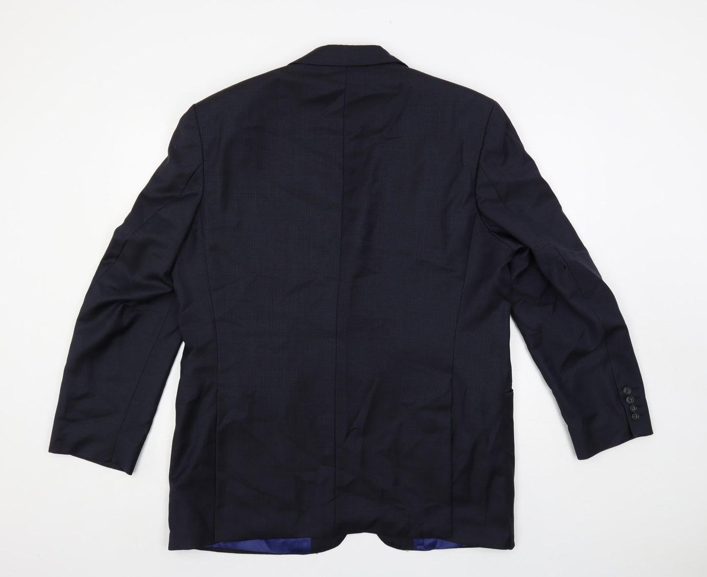 Mens UK Size 44 Marks and Spencer Regular Blue Suit Jacket