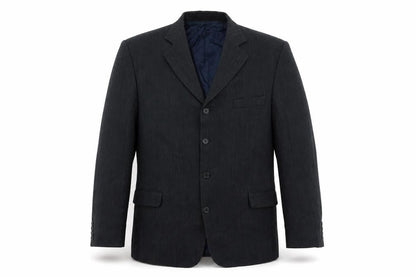 AW Trench Mens Blue Wool Jacket Blazer Size 44 Regular