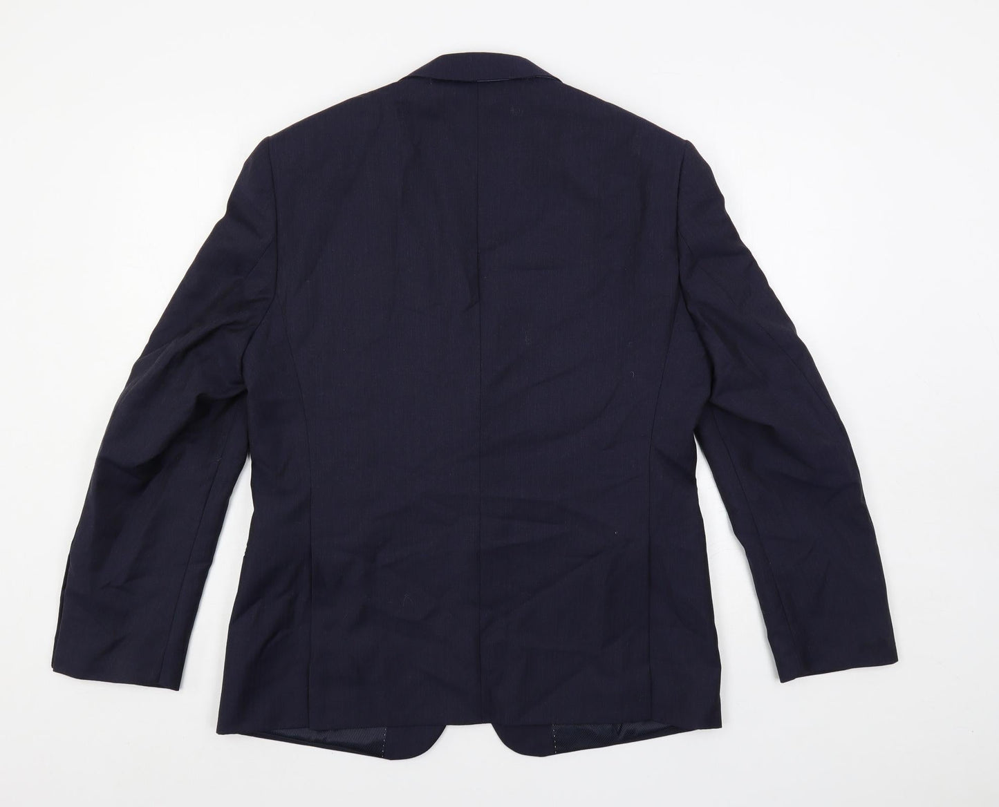 Mens UK Size 40 Marks and Spencer Regular Blue Suit Jacket