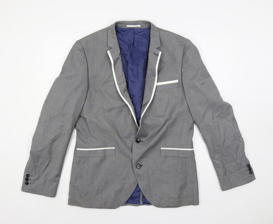 Mens UK Size 42 NEXT Regular Grey Suit Jacket