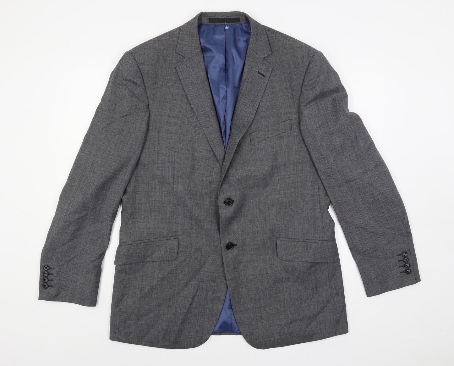 Mens UK Size 42 Marks and Spencer Regular Grey Suit Jacket