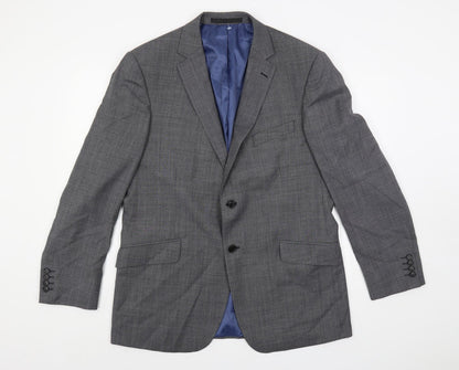 Mens UK Size 42 Marks and Spencer Regular Grey Suit Jacket