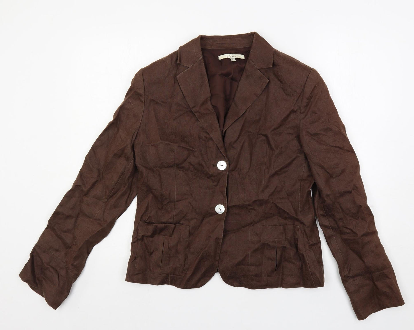 Womens UK Size 14 Zara Brown Jacket