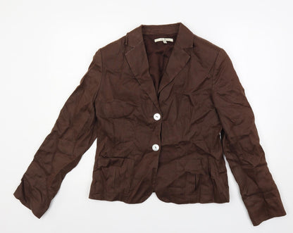 Womens UK Size 14 Zara Brown Jacket