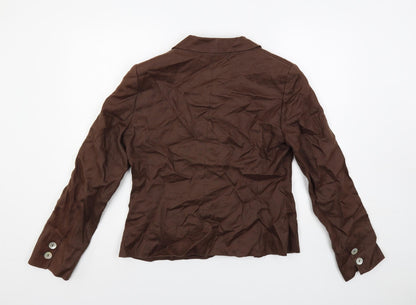 Womens UK Size 14 Zara Brown Jacket