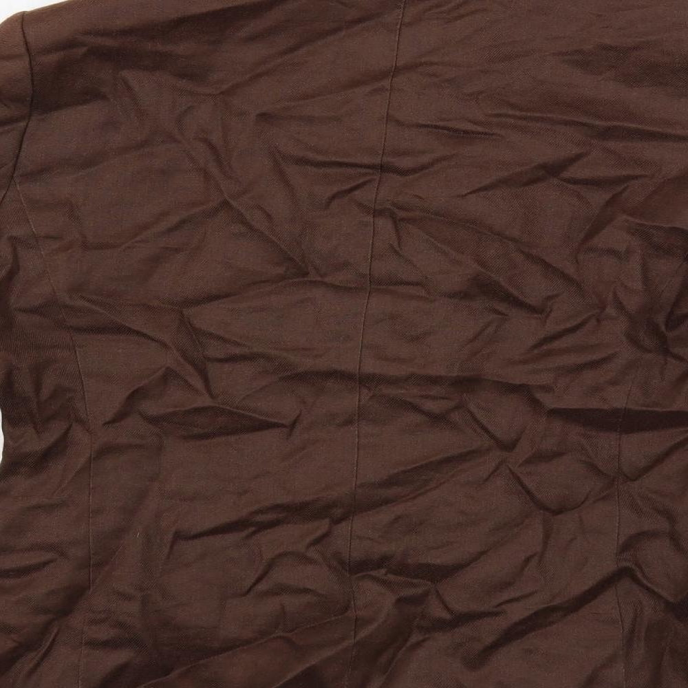 Womens UK Size 14 Zara Brown Jacket