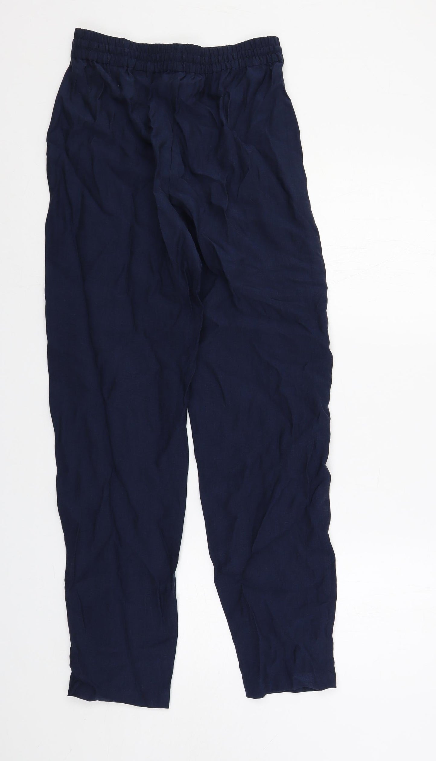 Womens UK Size 8 Marks and Spencer Regular Fit  Blue Trousers