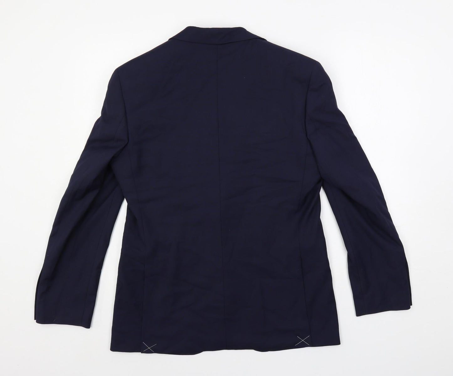 Mens UK Size 38 Marks and Spencer Regular Blue Suit Jacket