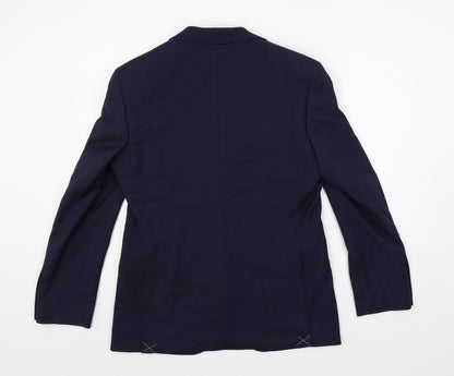 Mens UK Size 38 Marks and Spencer Regular Blue Suit Jacket