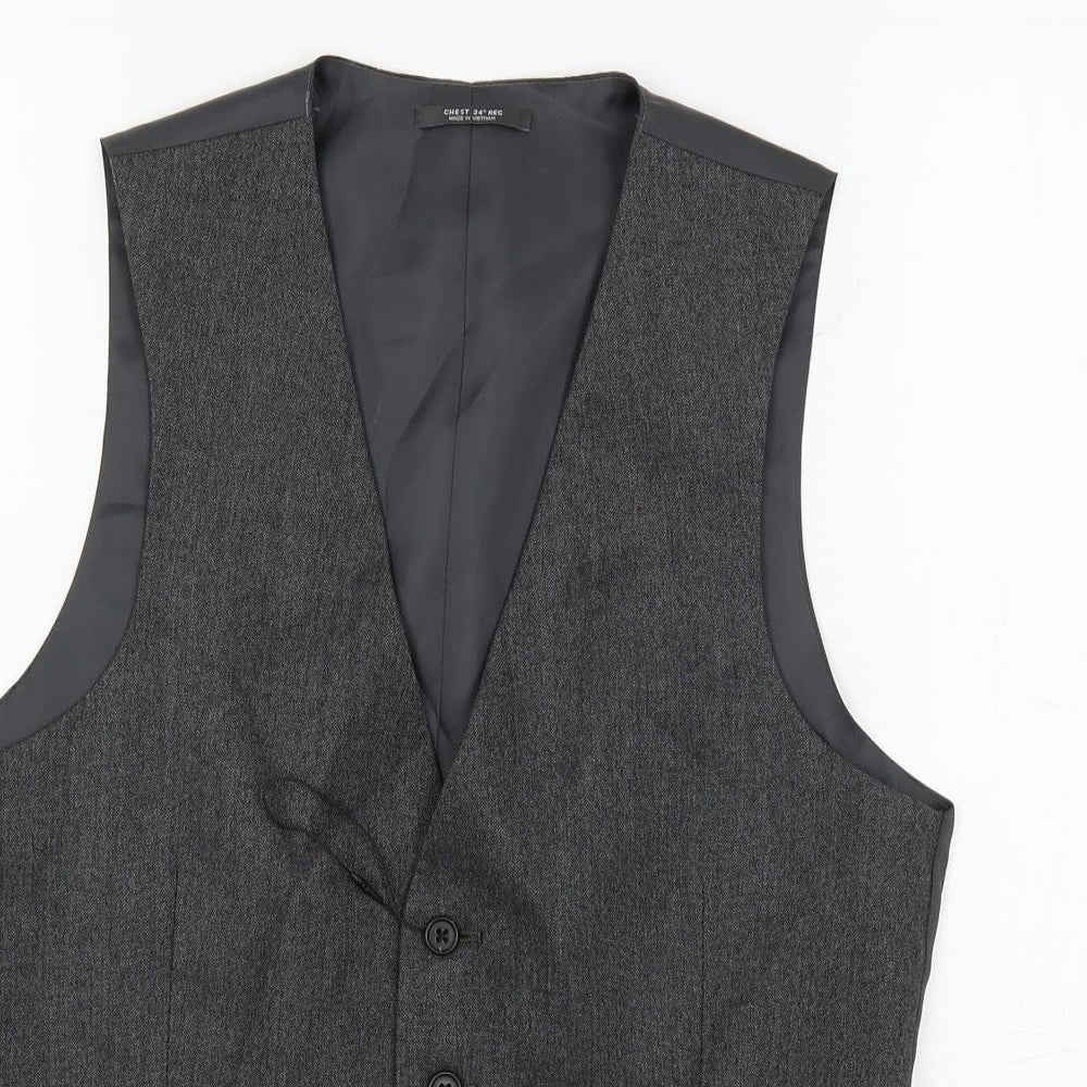 Mens UK Size 34 Marks and Spencer Regular Grey Suit Jacket
