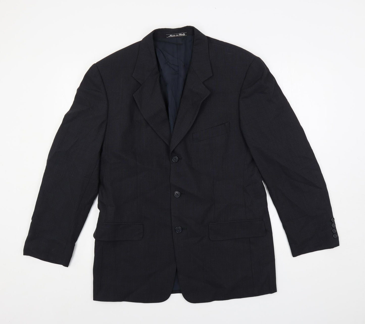 Mens UK Size 38 Marks and Spencer Regular Blue Suit Jacket