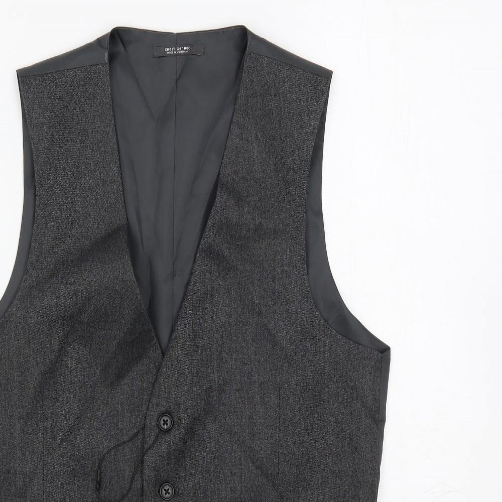 Mens UK Size 34 Marks and Spencer Regular Grey Suit Jacket