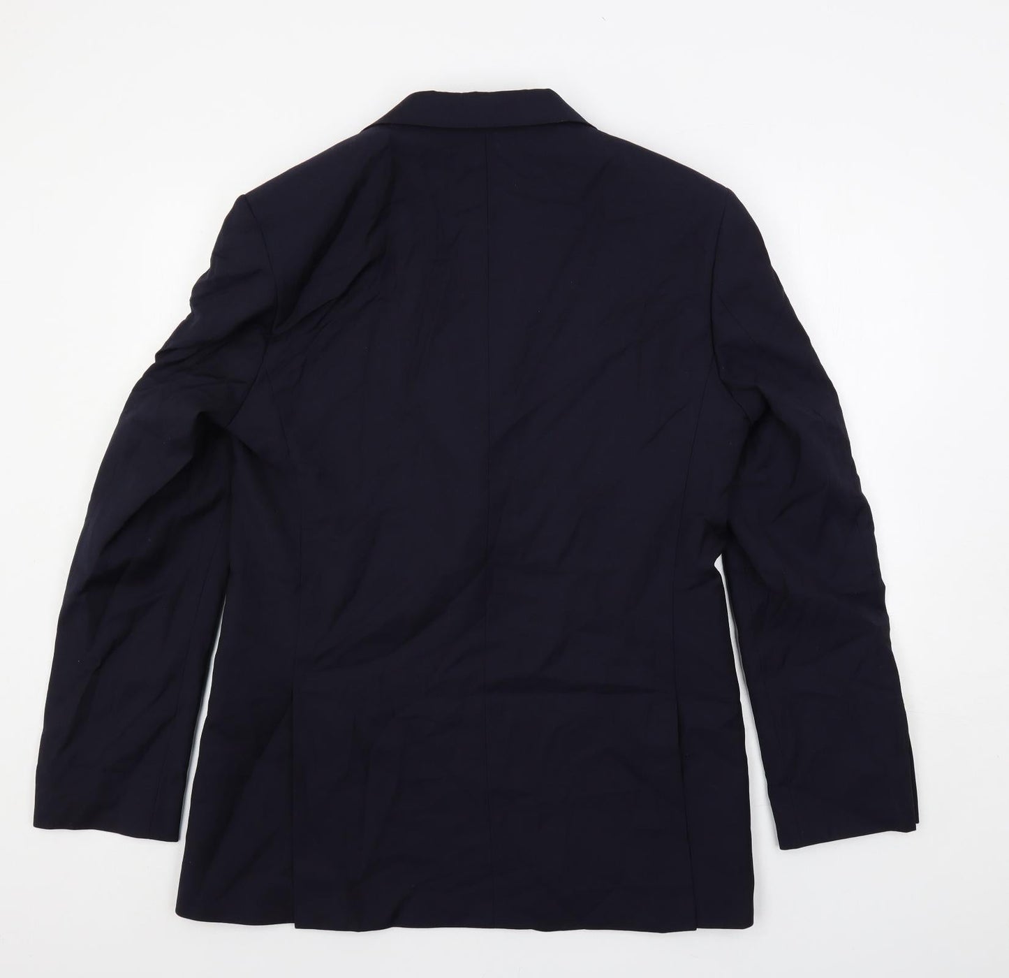 Marks and Spencer Mens Blue Wool Jacket Suit Jacket Size 40 Regular