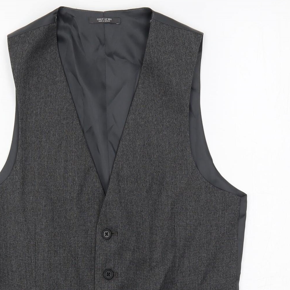 Mens UK Size 34 Marks and Spencer Regular Grey Suit Jacket
