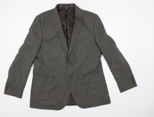 Mens UK Size 44 Marks and Spencer Regular Grey Suit Jacket