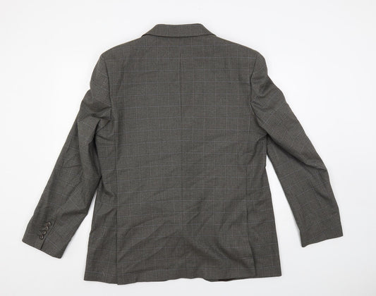 Mens UK Size 44 Marks and Spencer Regular Grey Suit Jacket