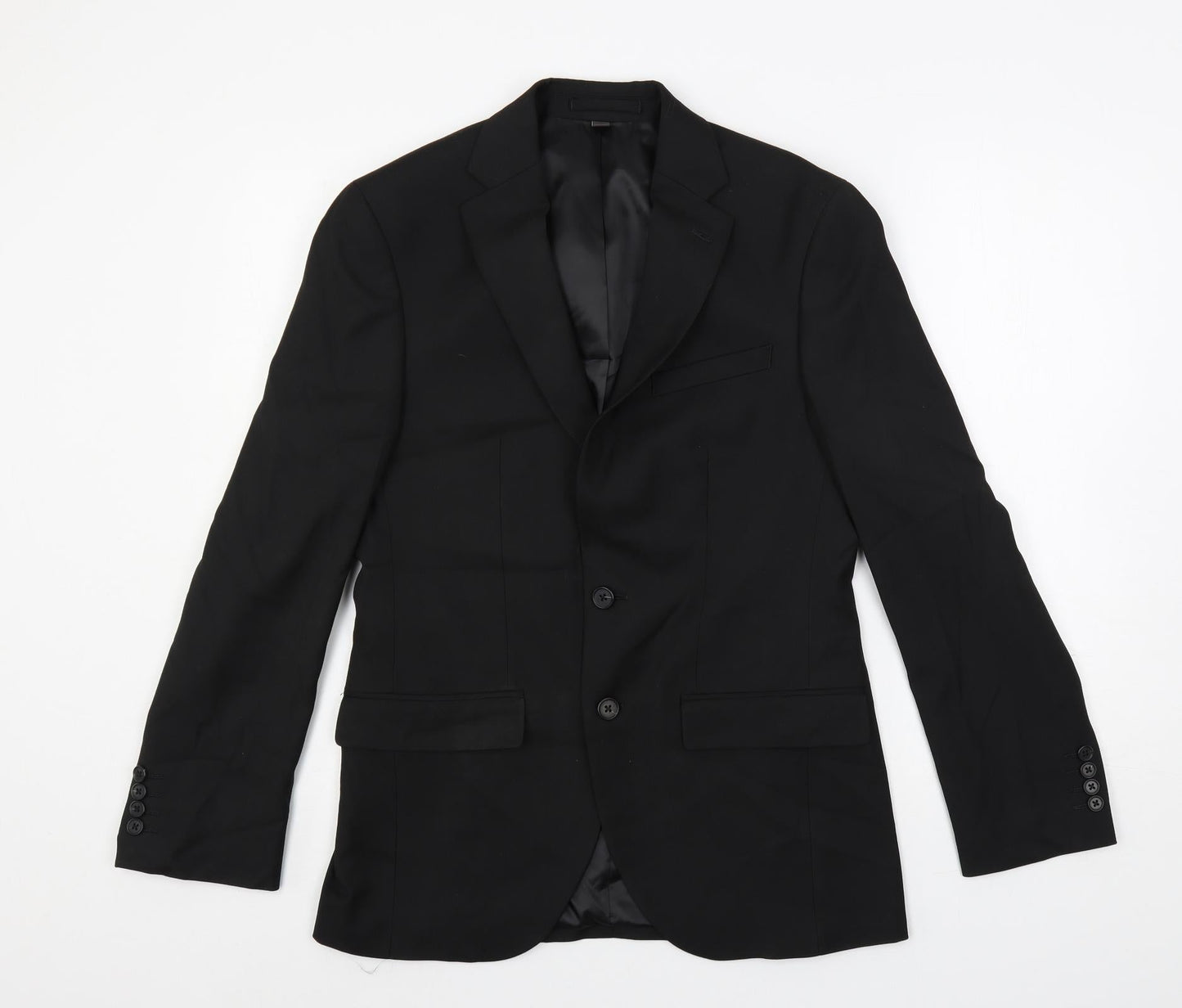 Mens UK Size 36 Marks and Spencer Regular Black Suit Jacket