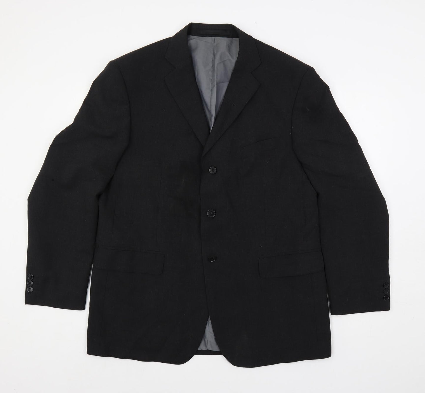 Mens UK Size 42 Marks and Spencer Regular Black Suit Jacket
