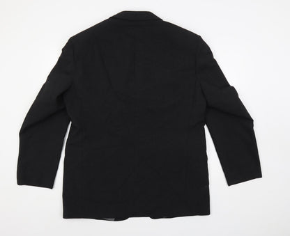 Mens UK Size 42 Marks and Spencer Regular Black Suit Jacket