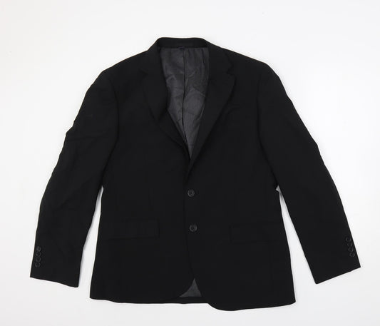 Mens UK Size 42 Marks and Spencer Regular Black Suit Jacket