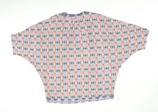 Womens UK Size M South Pink Kimono Blouse