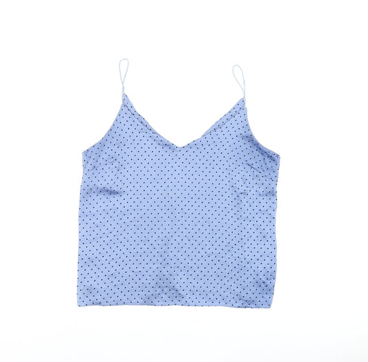 Womens UK Size 14 New Look Blue Camisole Tank