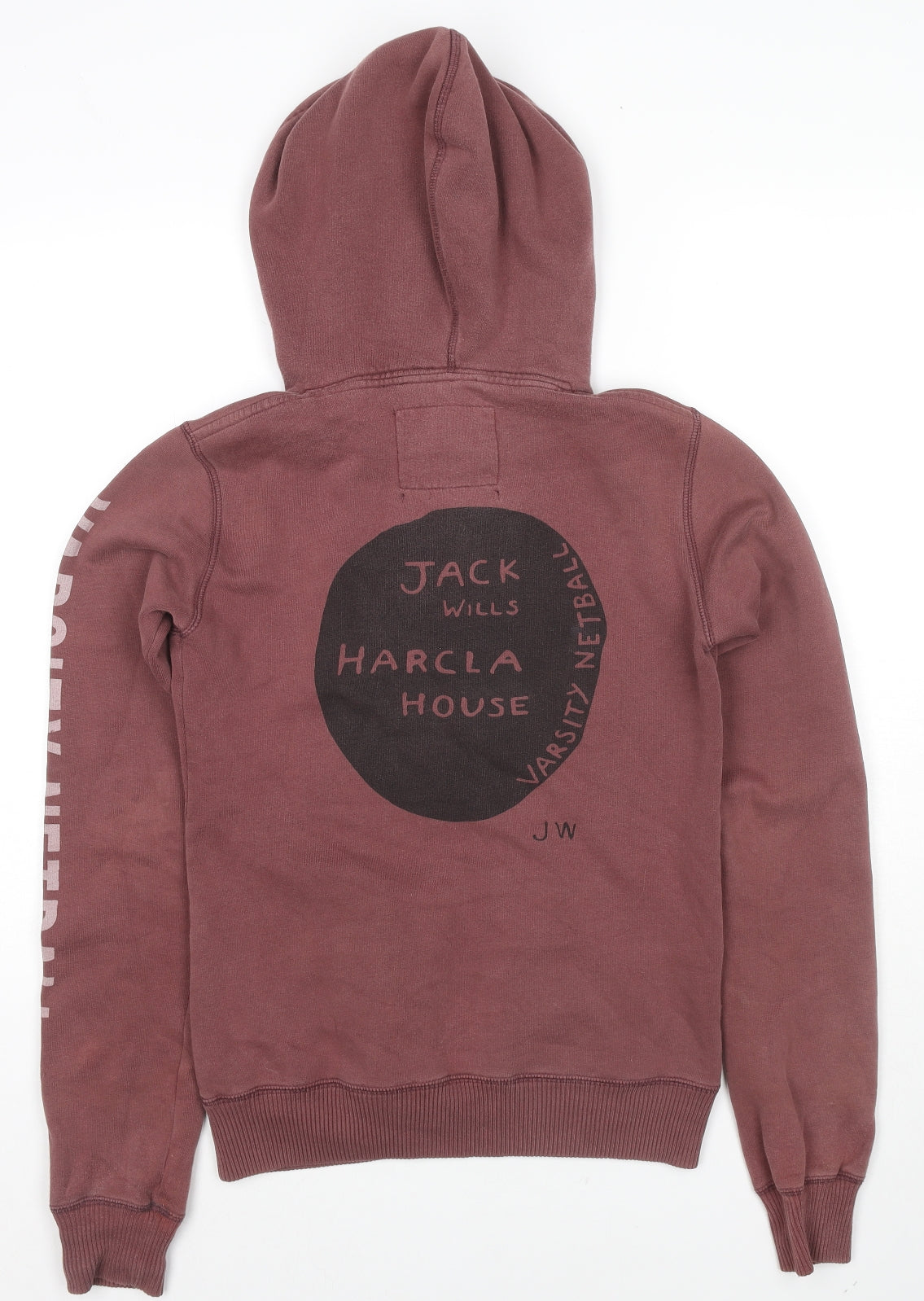 Womens UK Size 8 Jack Wills Brown Pullover Hoodie