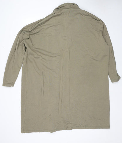 Womens UK Size S ASOS Green Cape Jumper