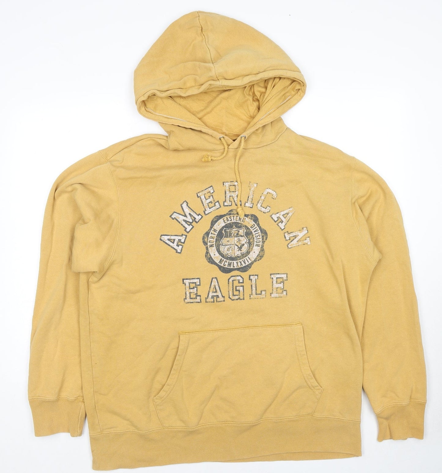 Mens UK Size M American Eagle Outfitters Yellow Pullover Sweatshirt