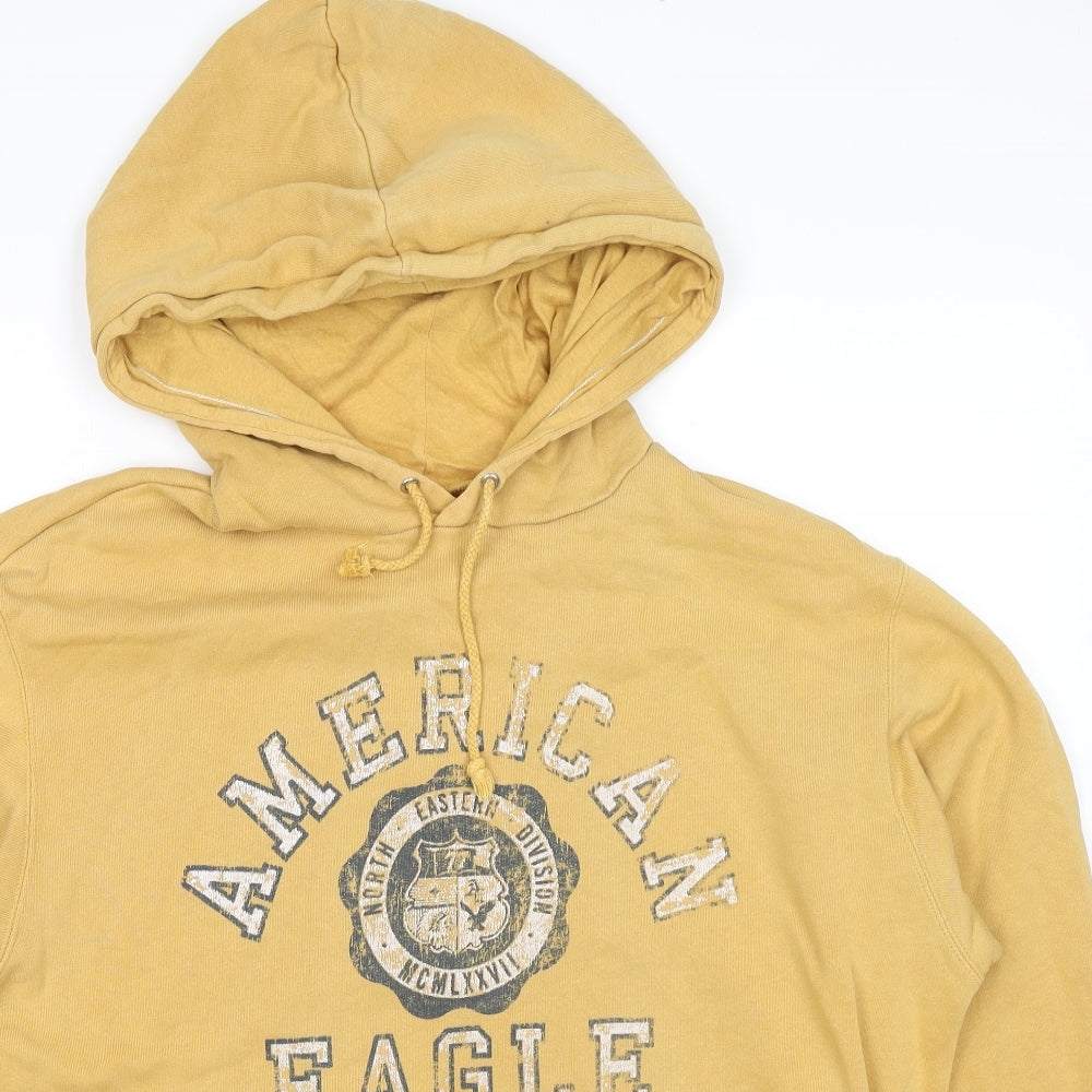 Mens UK Size M American Eagle Outfitters Yellow Pullover Sweatshirt
