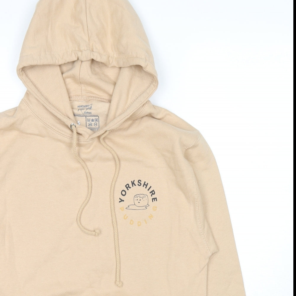 Northern Power Womens Beige Cotton Pullover Sweatshirt Size S Pullover - Yorkshire Pudding