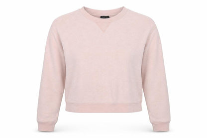 Topshop Womens Pink Cotton Pullover Sweatshirt Size 12 Pullover
