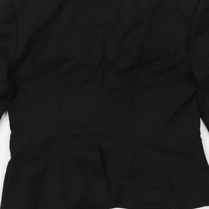 Womens UK Size 8 H&M Black Jacket