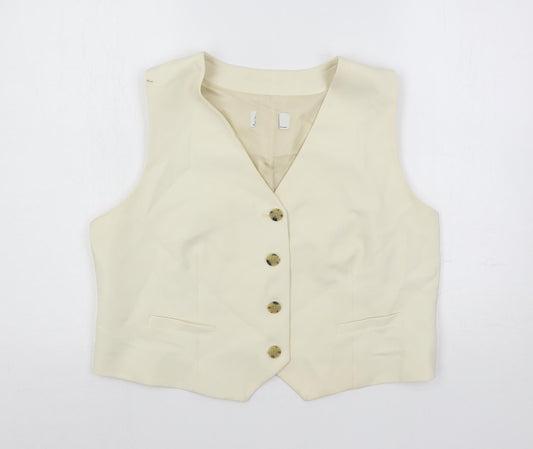 Womens UK Size 16 Marks and Spencer Ivory Jacket