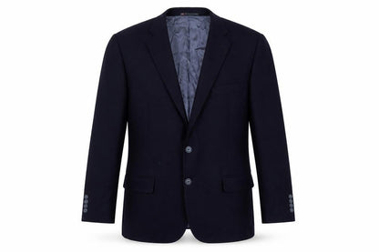 Hart Schaffner Marx Mens Blue Polyester Jacket Blazer Size 44 Regular