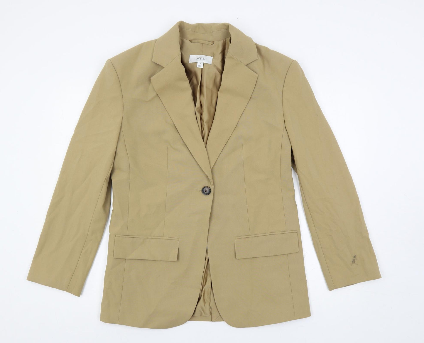 Womens UK Size 8 Marks and Spencer Beige Jacket