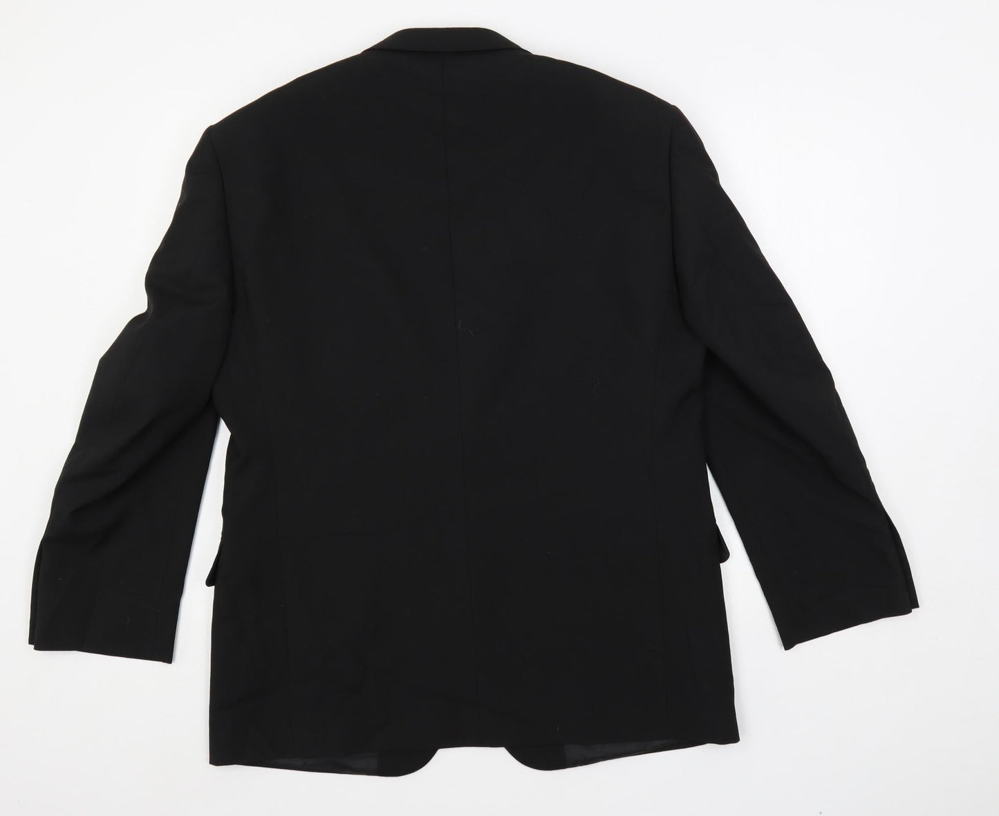 Mens UK Size 40 Marks and Spencer Regular Black Suit Tuxedo
