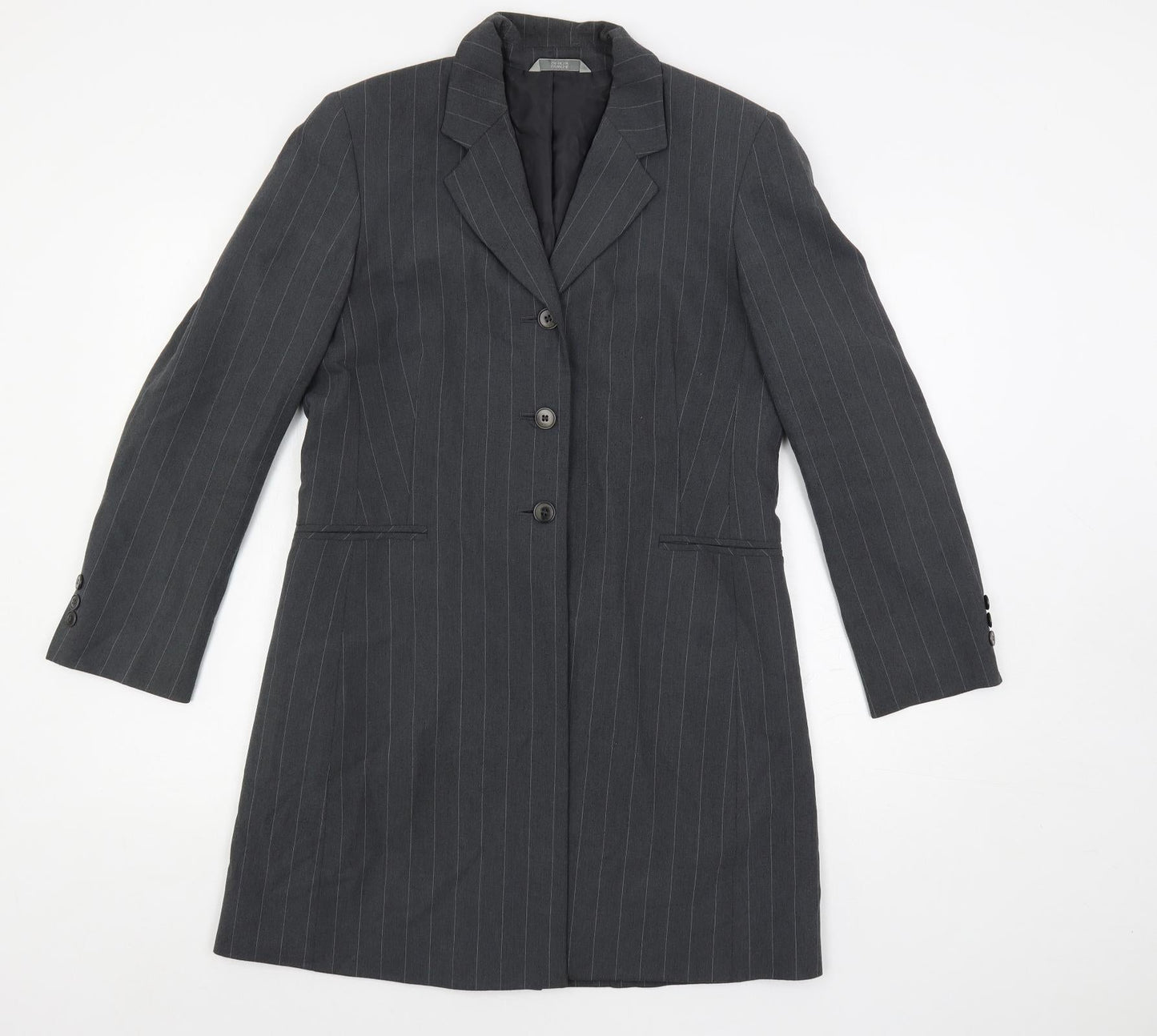 Womens UK Size 12 Marks and Spencer Grey Jacket Blazer