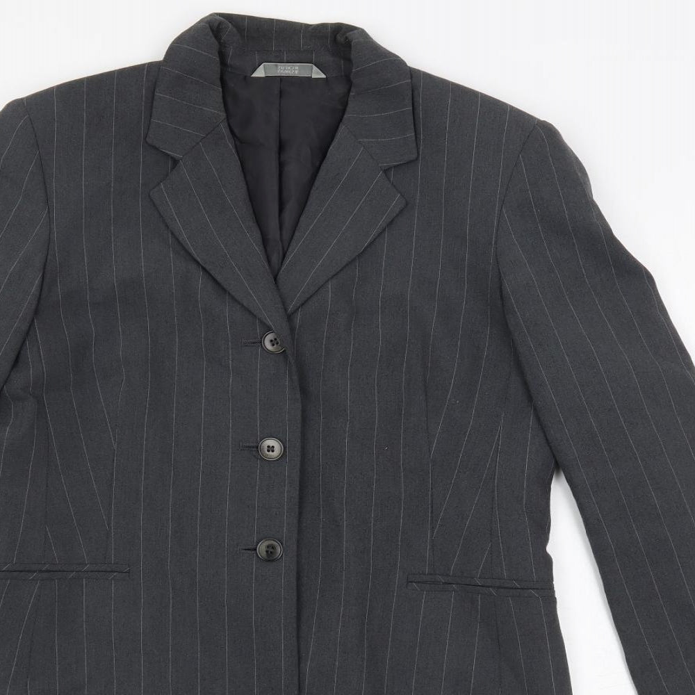 Womens UK Size 12 Marks and Spencer Grey Jacket Blazer