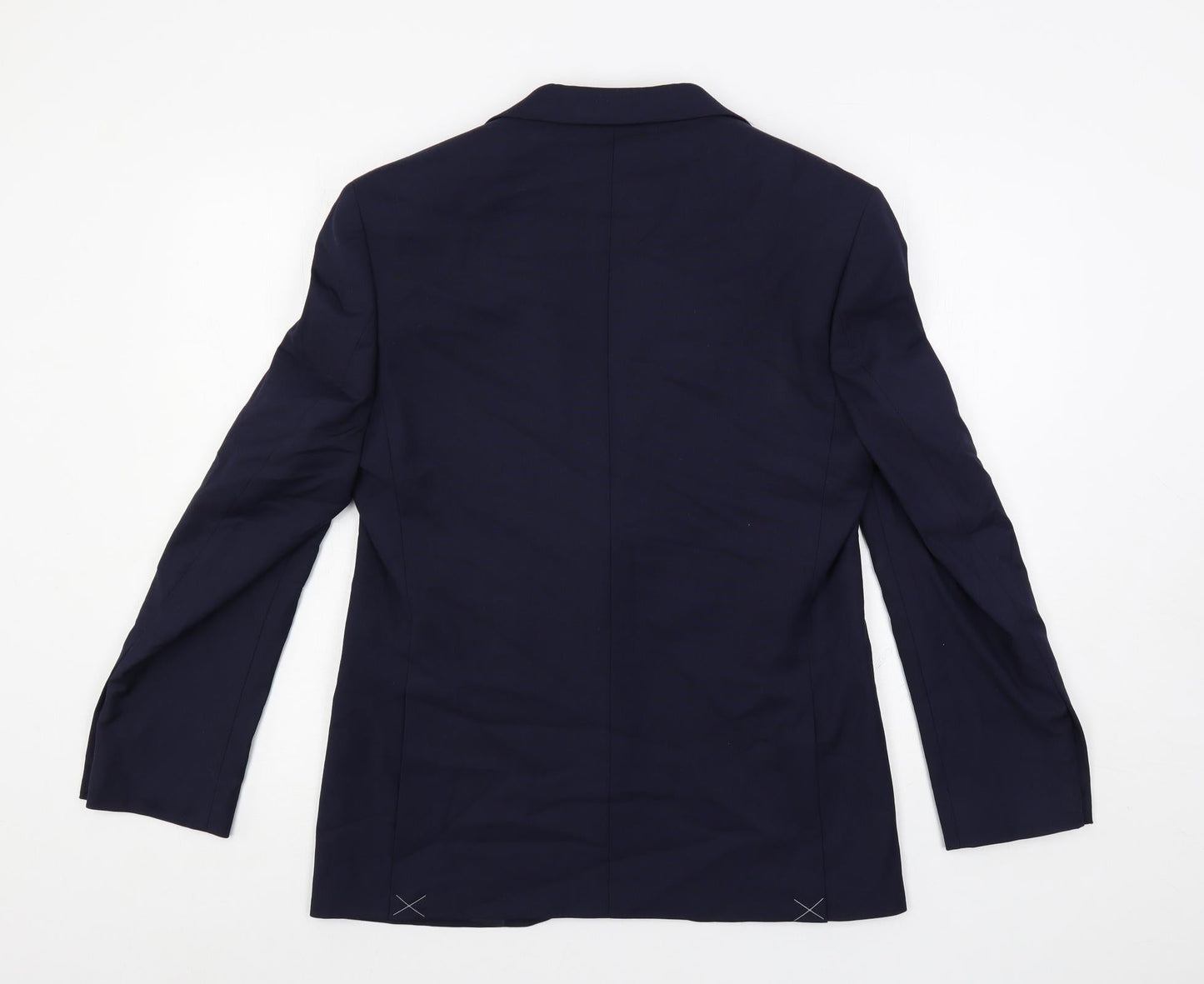 Mens UK Size 38 Marks and Spencer Regular Blue Suit Jacket