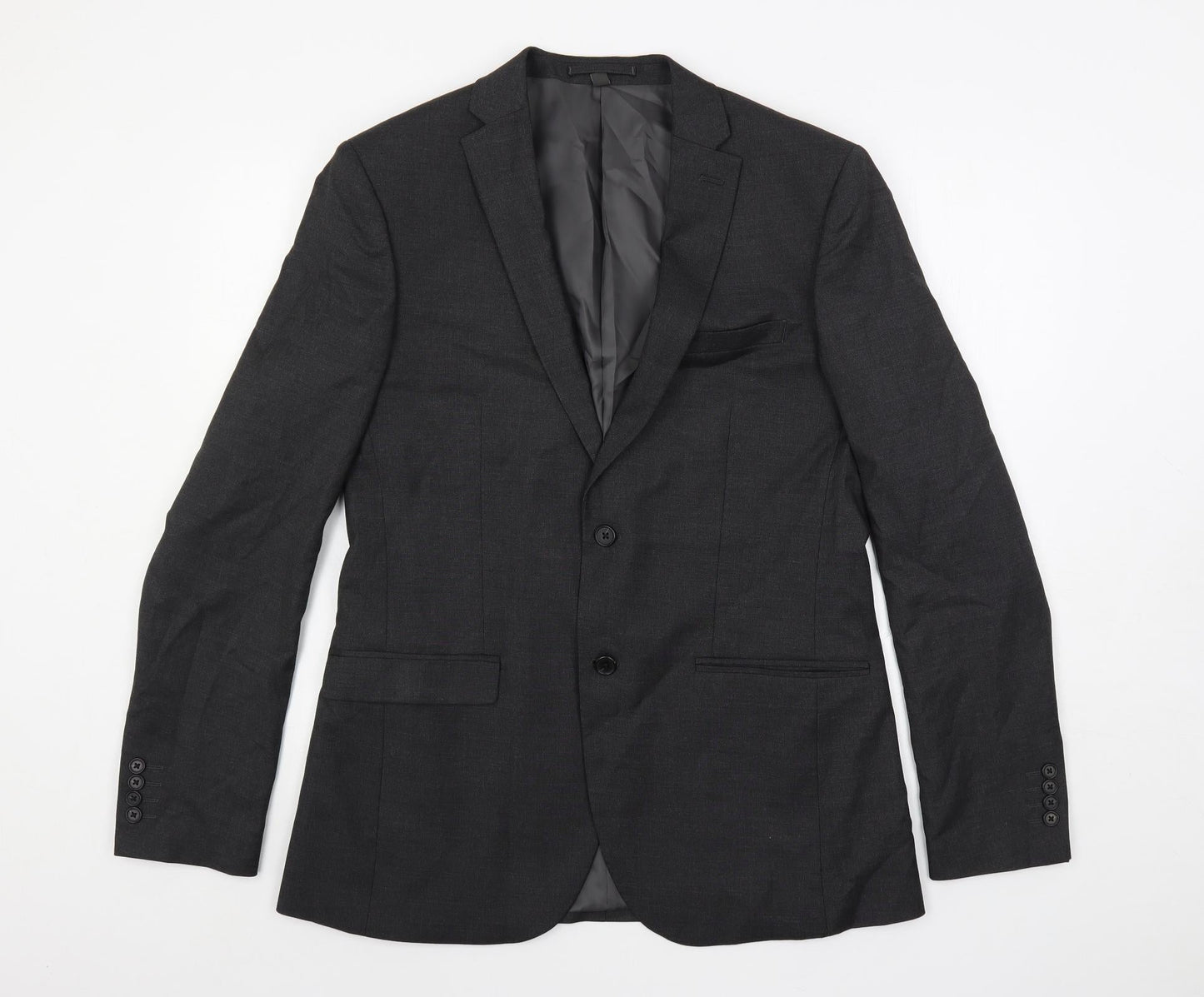 Mens UK Size 42 Marks and Spencer Regular Grey Suit Jacket