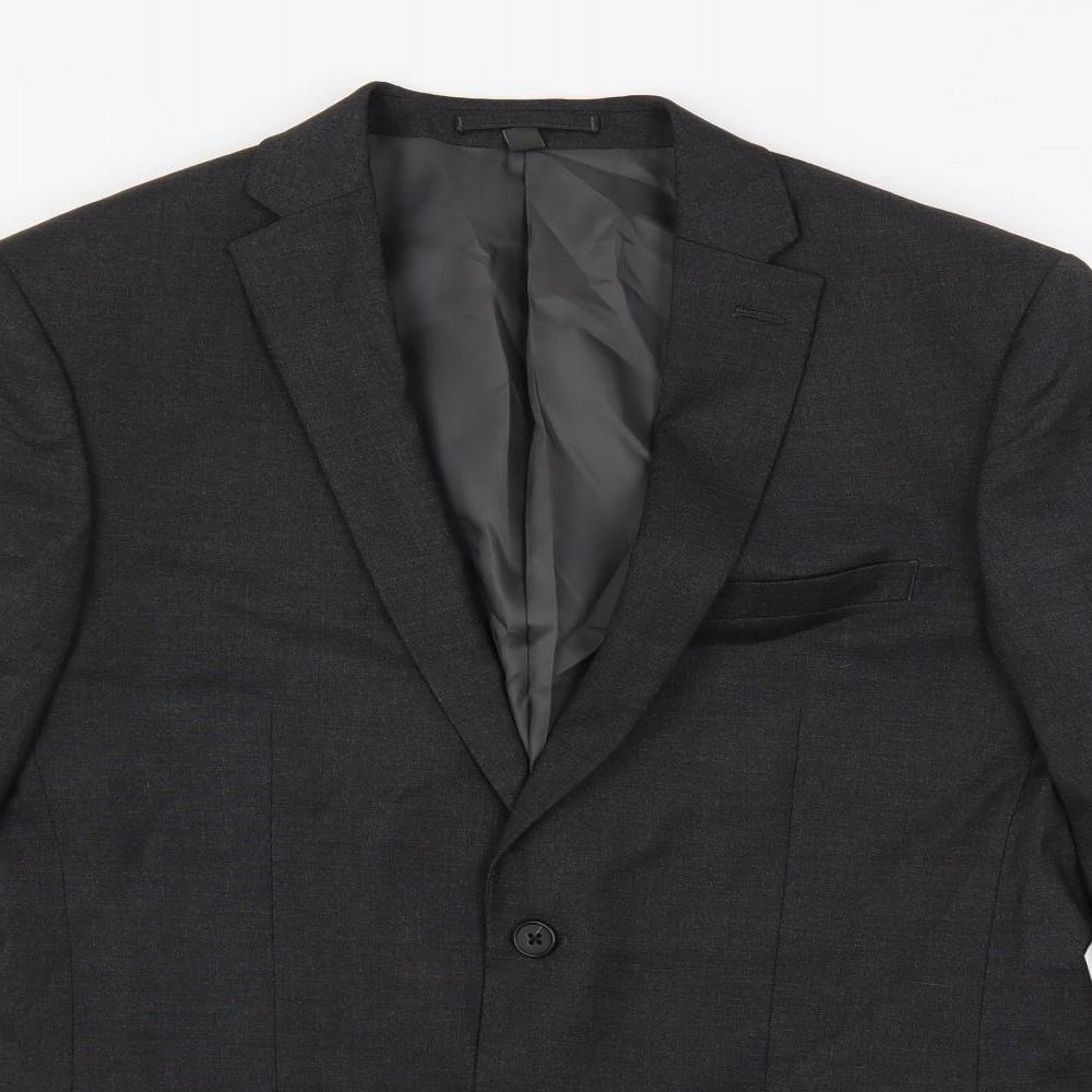 Mens UK Size 42 Marks and Spencer Regular Grey Suit Jacket