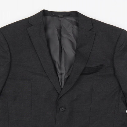 Mens UK Size 42 Marks and Spencer Regular Grey Suit Jacket