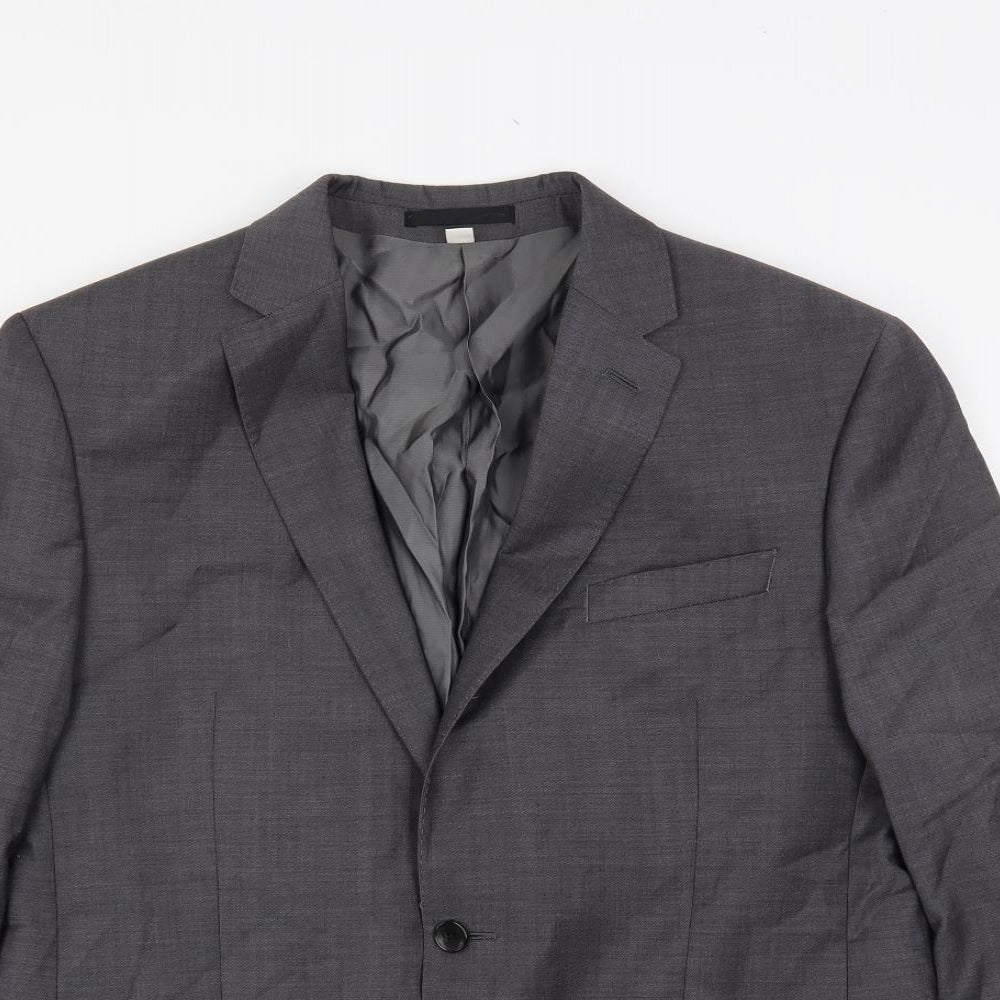 Mens UK Size 42 Marks and Spencer Regular Grey Suit Jacket