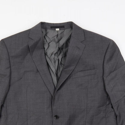 Mens UK Size 42 Marks and Spencer Regular Grey Suit Jacket