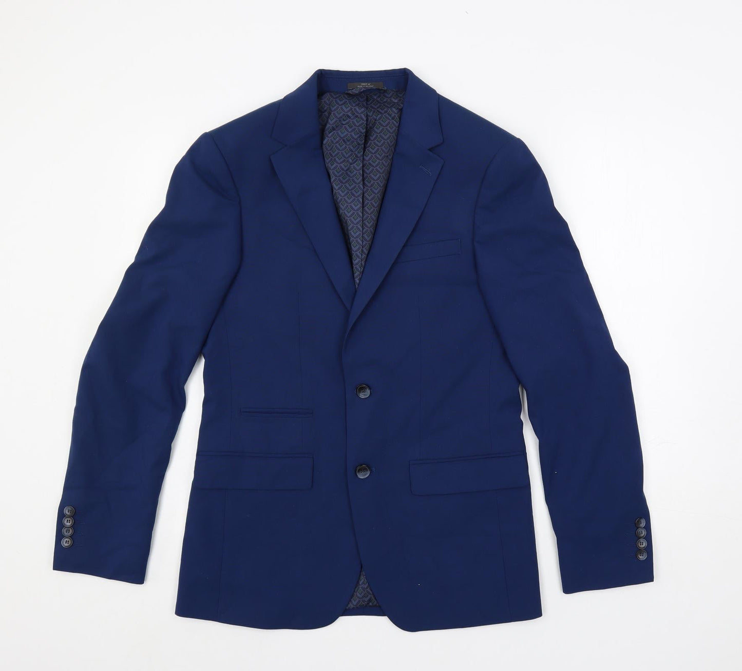 Mens UK Size 36 Marks and Spencer Regular Blue Suit Jacket