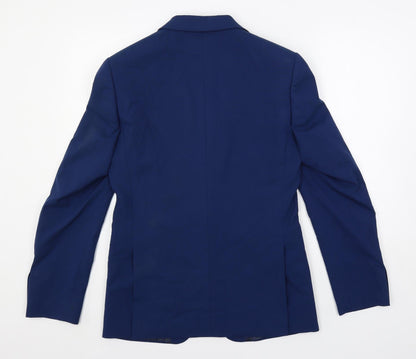 Mens UK Size 36 Marks and Spencer Regular Blue Suit Jacket