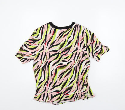 Womens UK Size 10 Marks and Spencer Multicoloured Basic Blouse